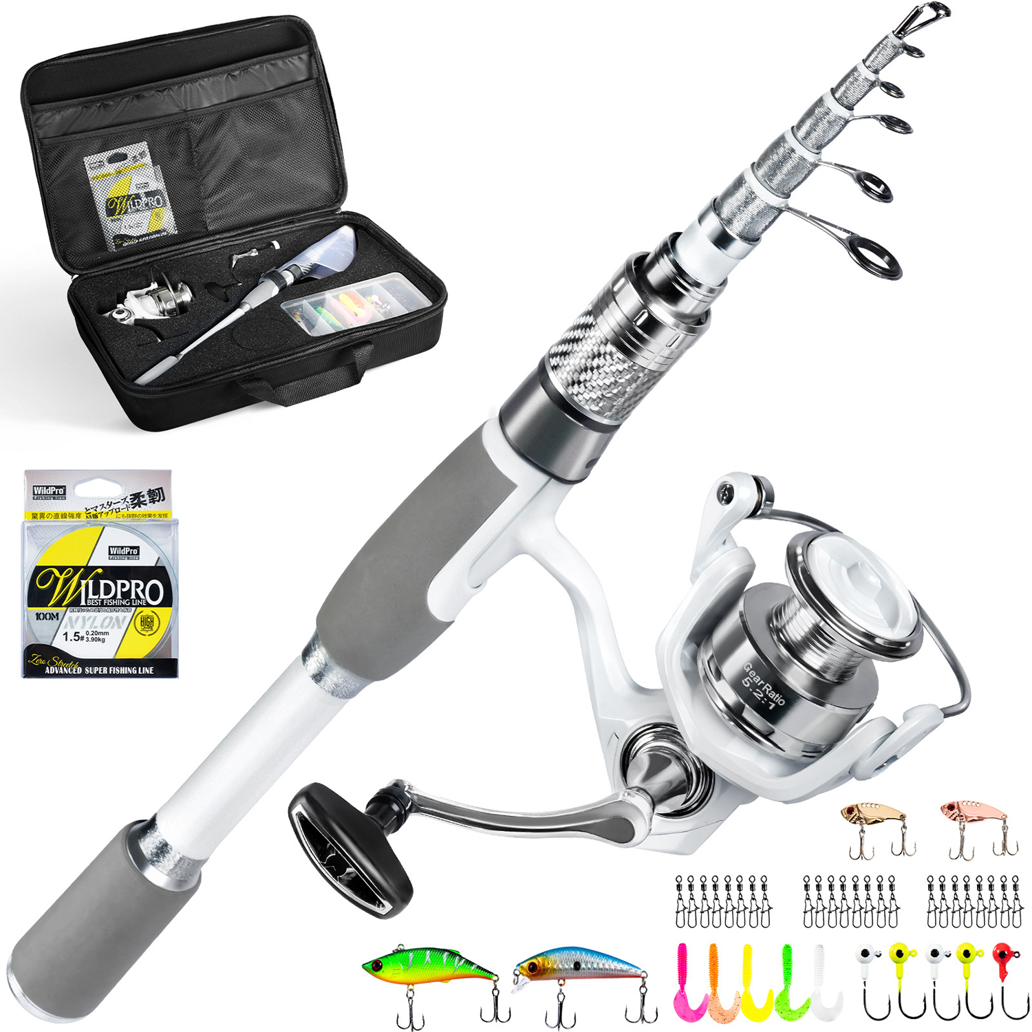 Fishing Rod Carbon Fiber - Ghosthorn Fishing Rod And Reel Combo