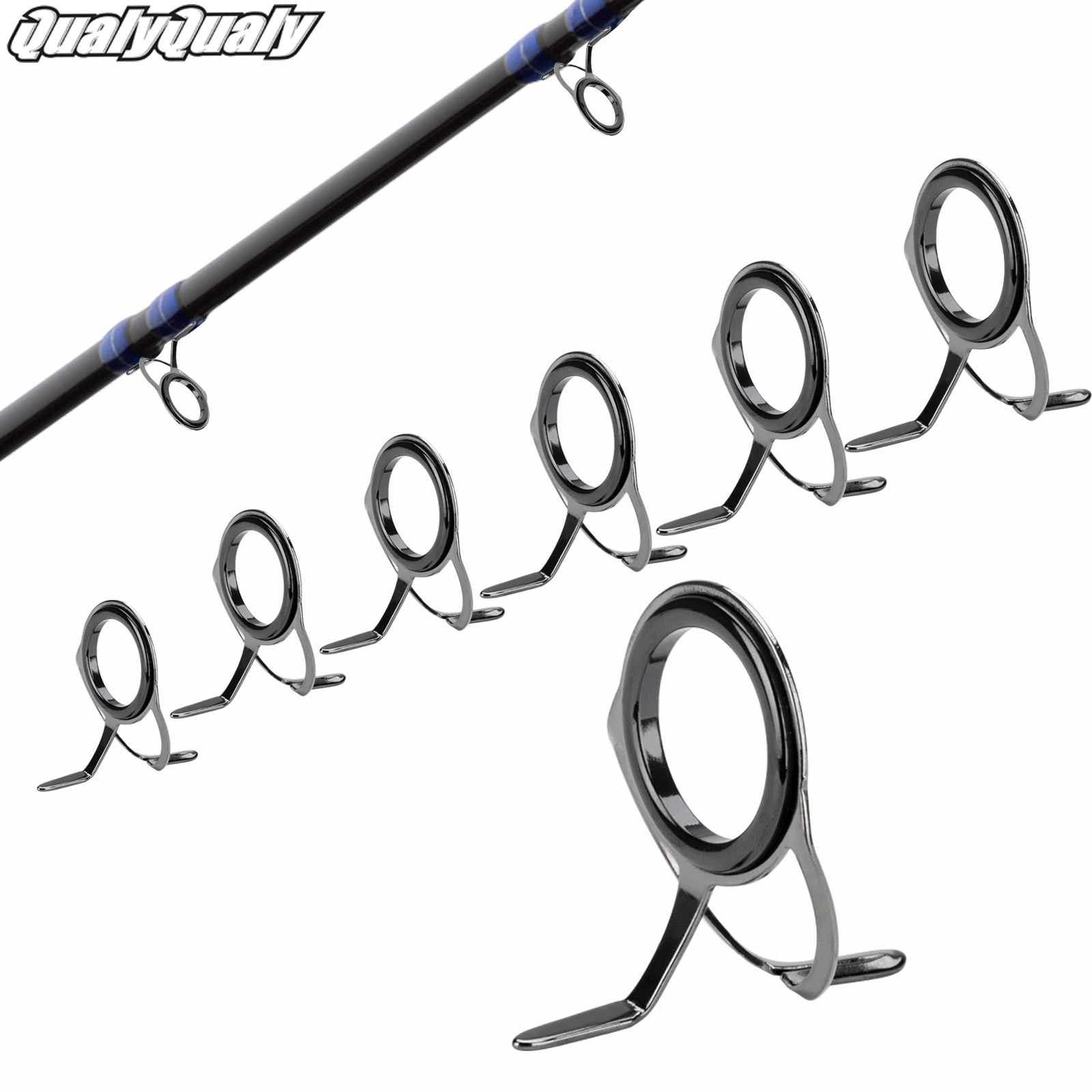 7pcs Fishing Rod Guides Repair - Fishing Rod Guide Replacement recensie en prijs