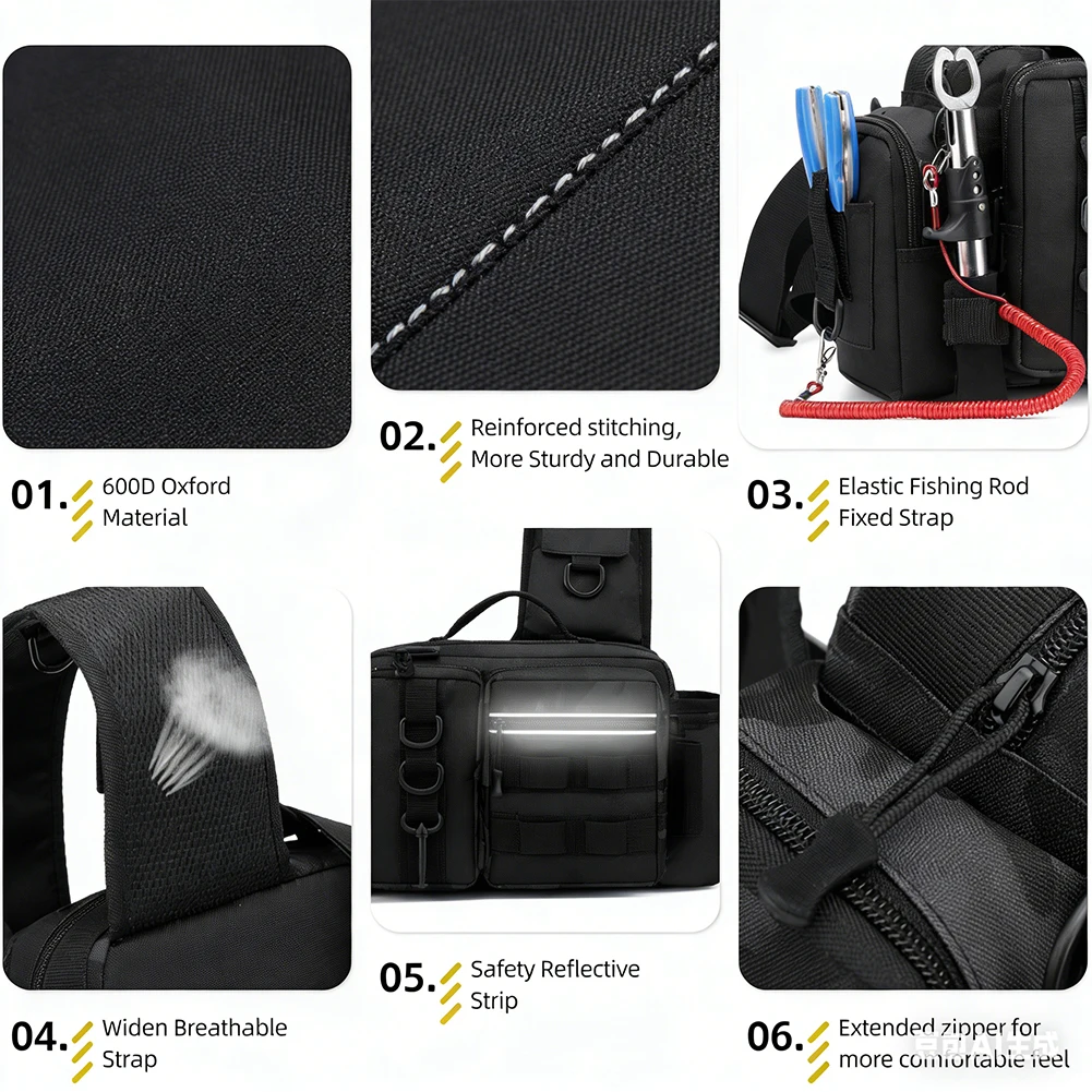 Fishing Backpack with Rod Hold - Fishing Rod Holder recensie en prijs