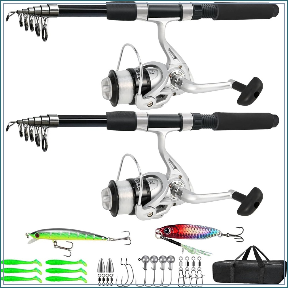 Fishing Pole Combo 6.9ft 2Pcs  - Fishing Rod Combo recensie en prijs