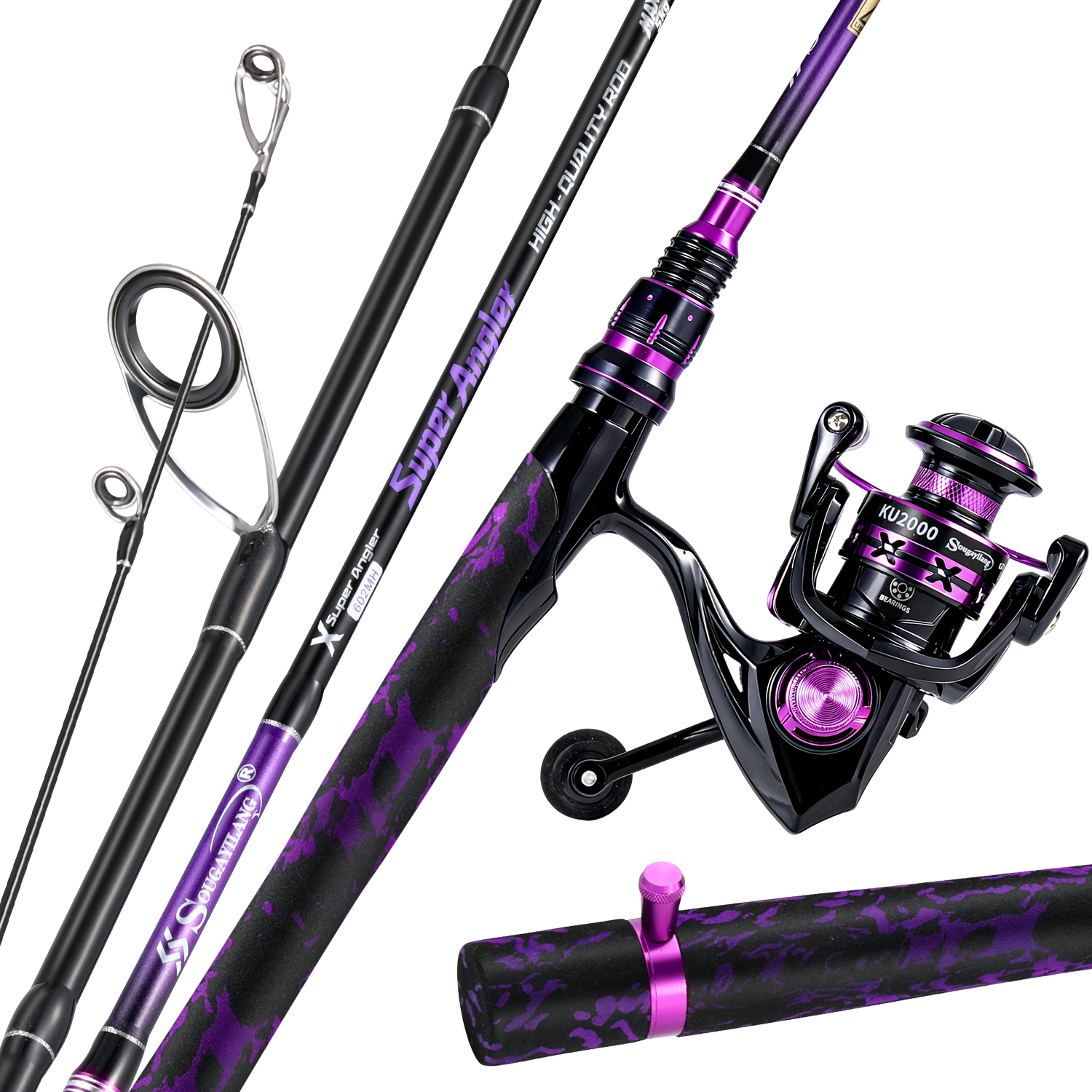 Sougayilang Spinning Fishing R - Fishing Rod Combo recensie en prijs