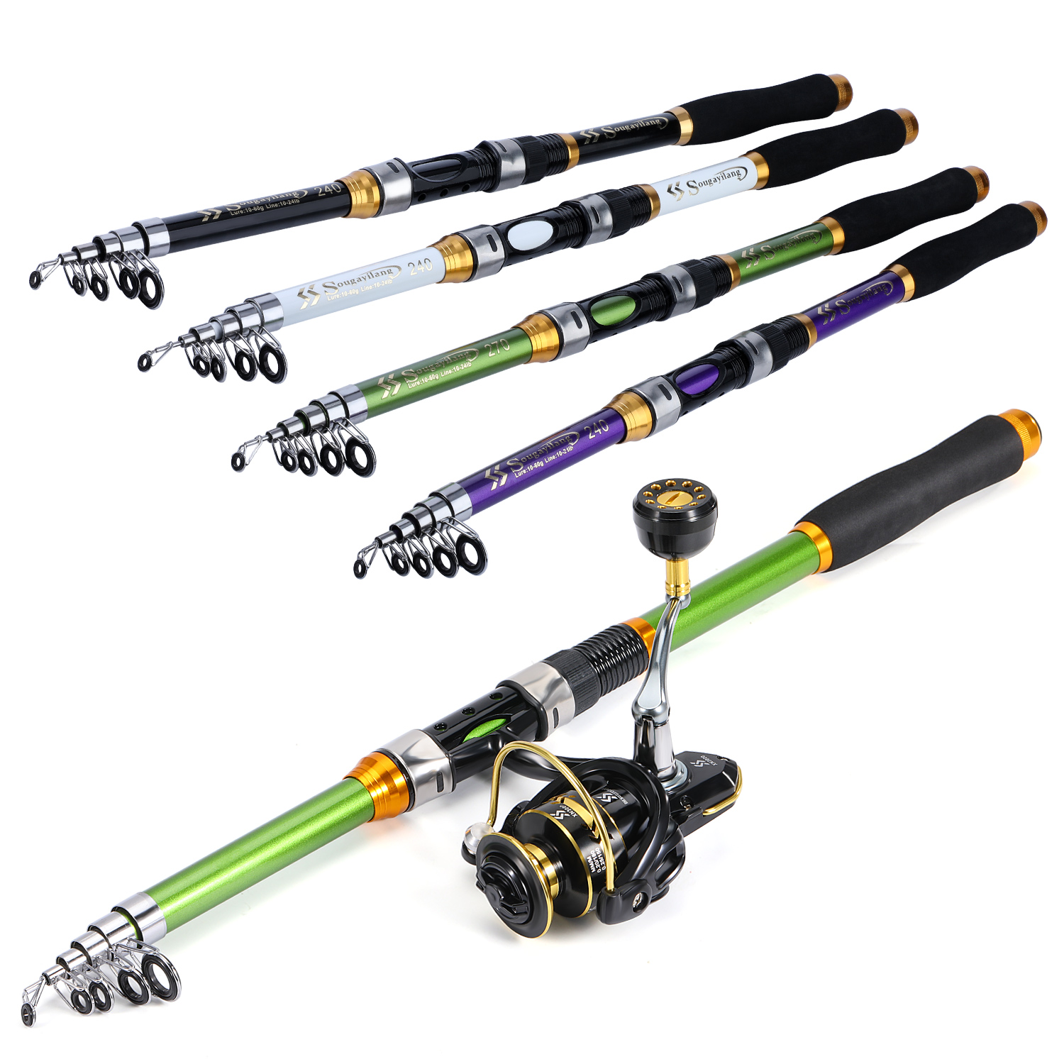 Sougayialng spinning fishing r - Fishing Rod Combo recensie en prijs
