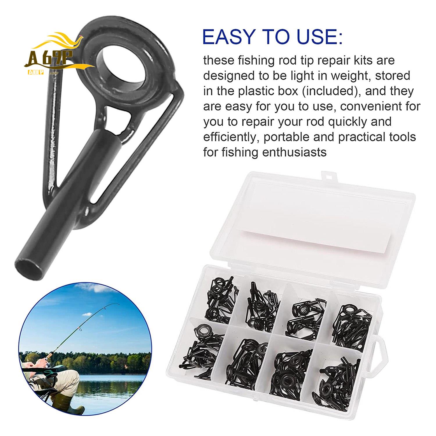 A69P-80 Pieces Fishing Rod Tip - Fishing Rod Tip Replacement recensie en prijs