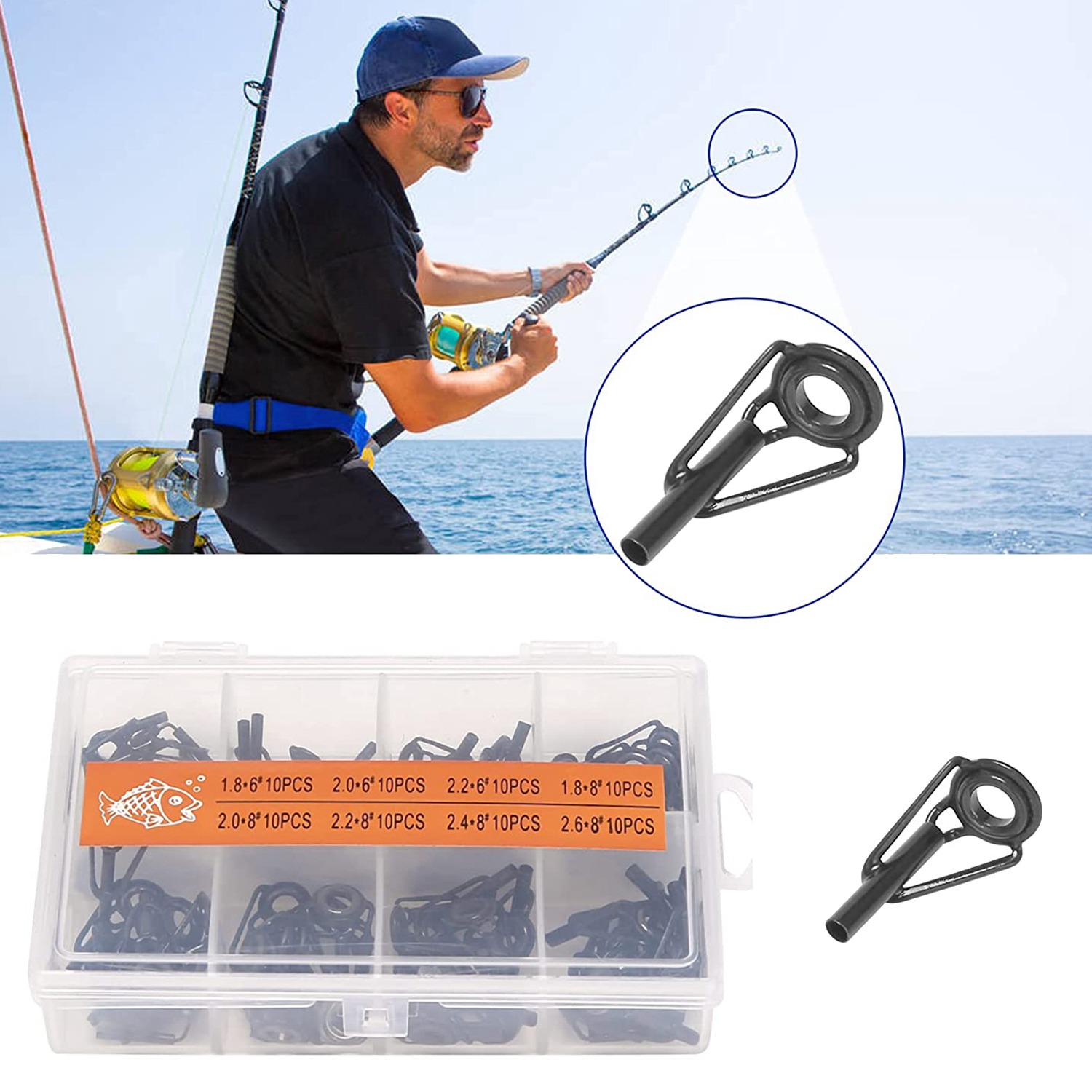 A69P-80 Pieces Fishing Rod Tip - Fishing Rod Tip Replacement recensie en prijs
