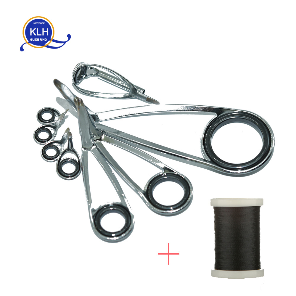 8pcs/Kit KLH Bracket Stainless - Fishing Rod Repair Kit recensie en prijs