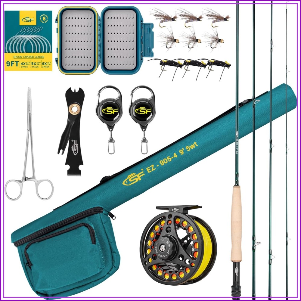 Fly Fishing Rod Combo Starter  - Fishing Rod Carbon Fiber recensie en prijs
