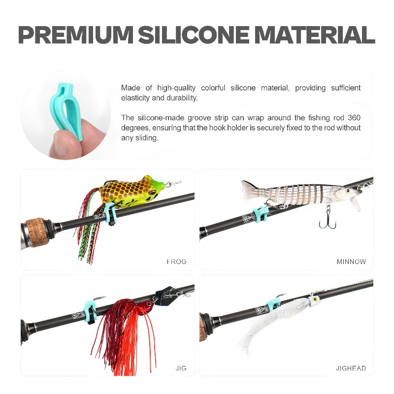 Silicone Lure Hanger Hook​ – U - Fishing Rod Combo recensie en prijs