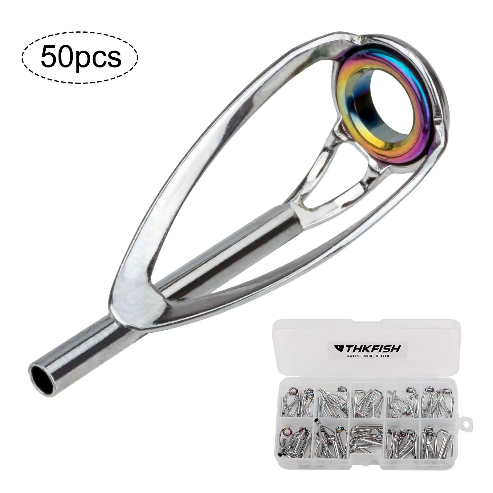 50pcs Fishing Rod Tip Top Repa - Fishing Rod Guide Replacement recensie en prijs