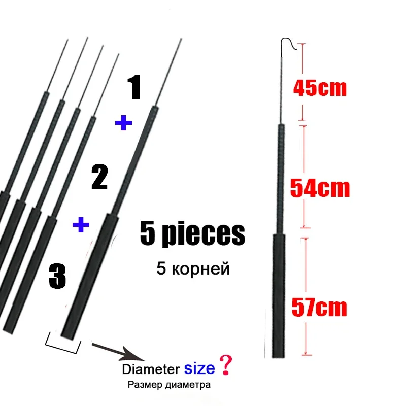 4.1mm-6.4mm 5 pieces Fishing r - Fishing Rod Tip Replacement recensie en prijs