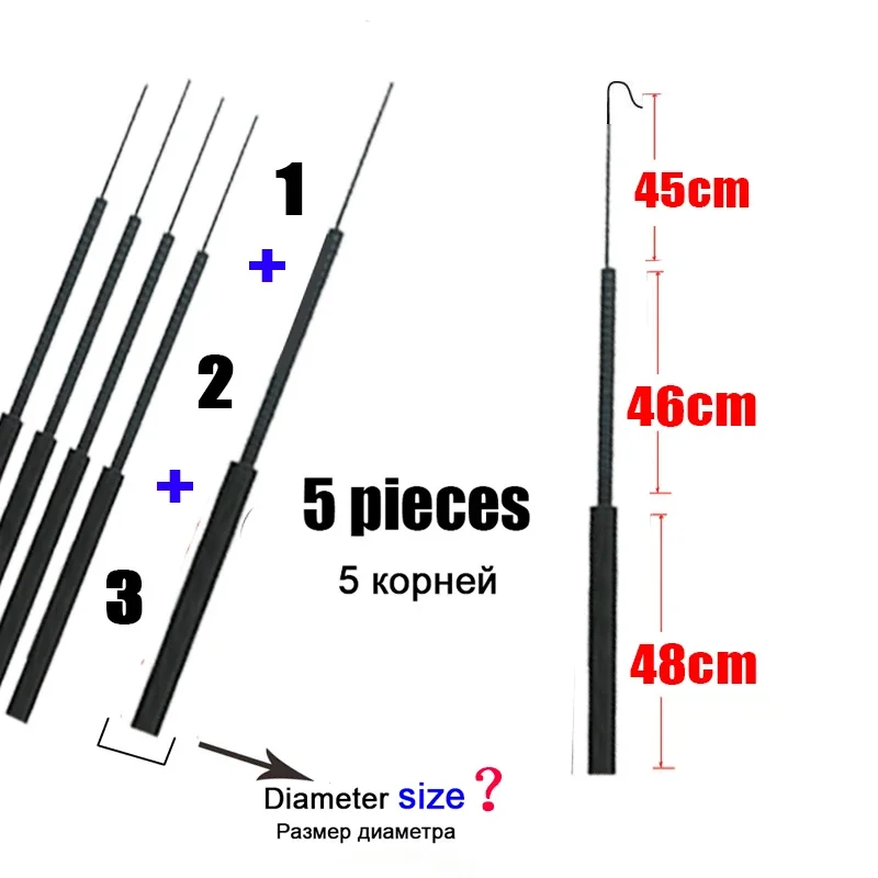 4.1mm-6.4mm 5 pieces Fishing r - Fishing Rod Tip Replacement recensie en prijs
