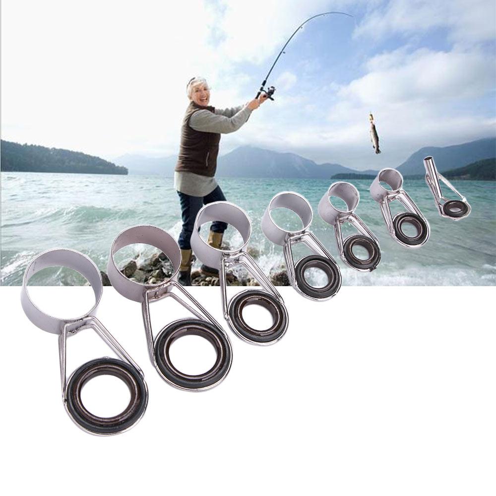 7 Sizes Raft DIY Tip Accessori - Fishing Rod Guide Replacement recensie en prijs
