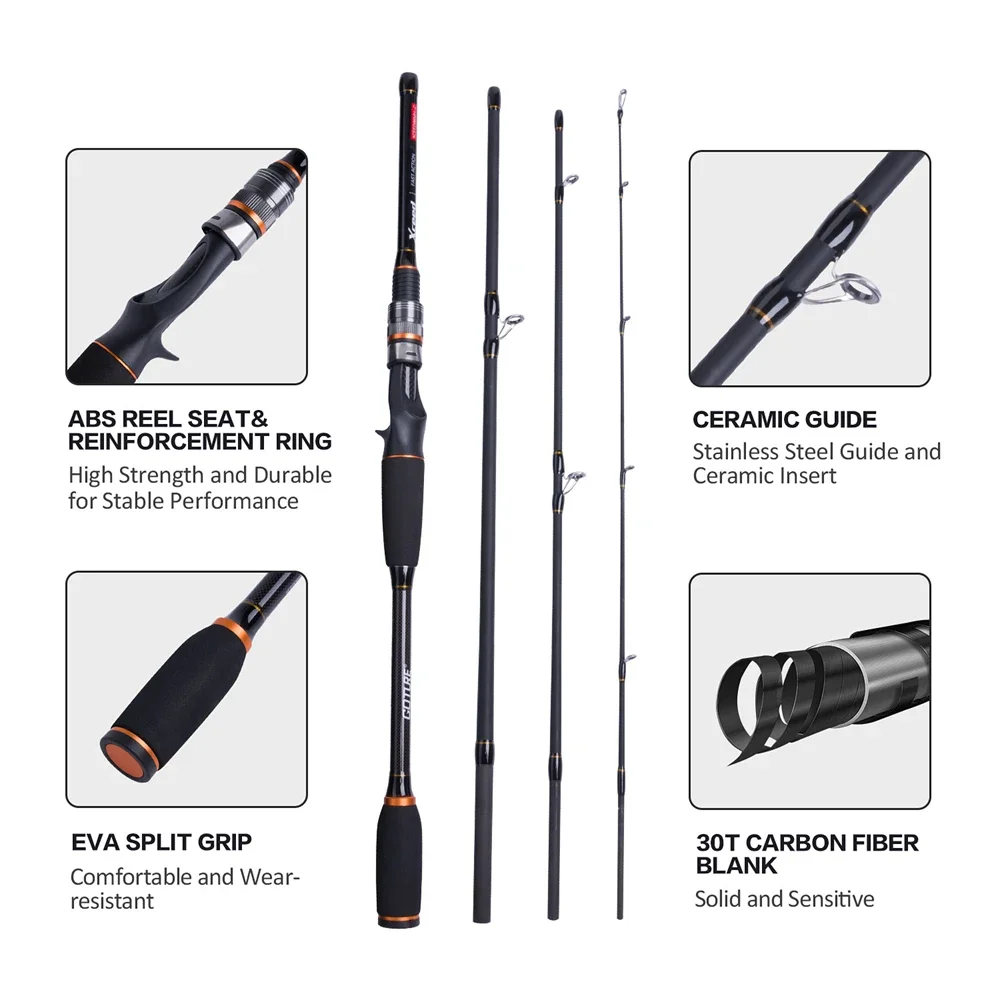 Goture Xceed 4 Setions Travel  - Fishing Rod Surf recensie en prijs