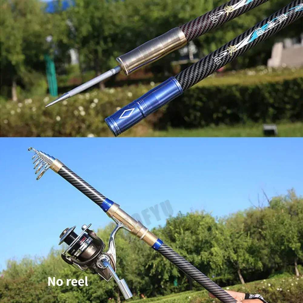 Best Telescopic Portable Rotar - Fishing Rod Surf recensie en prijs