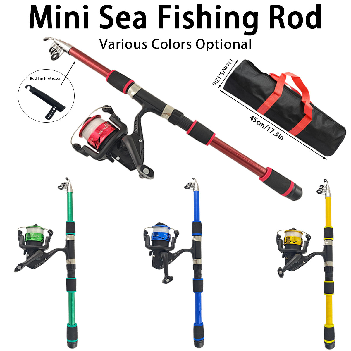 Mini Telescopic Sea Fishing Ro - Fishing Rod Combo recensie en prijs