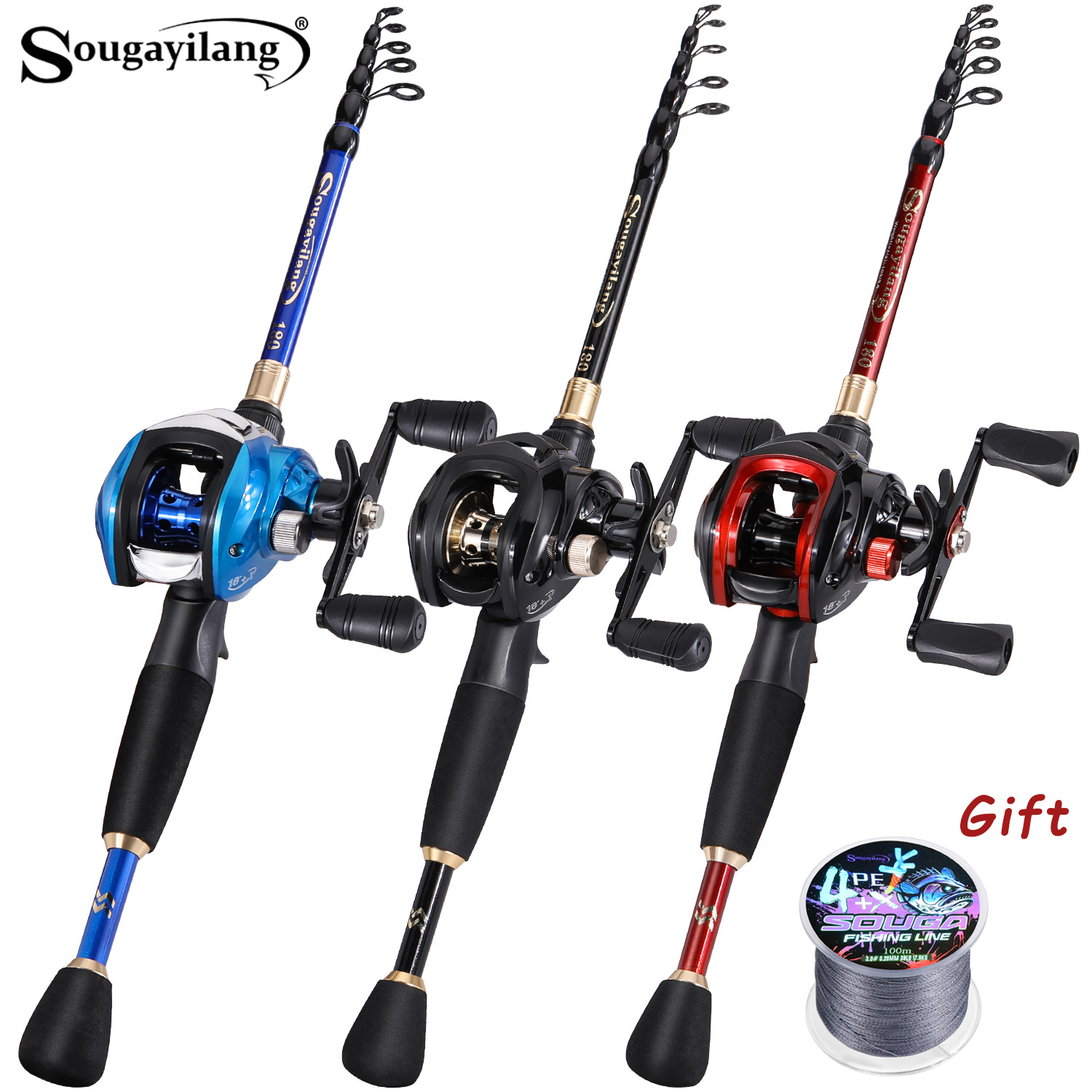 Sougayilang Fishing Set with C - Fishing Rod Carbon Fiber recensie en prijs