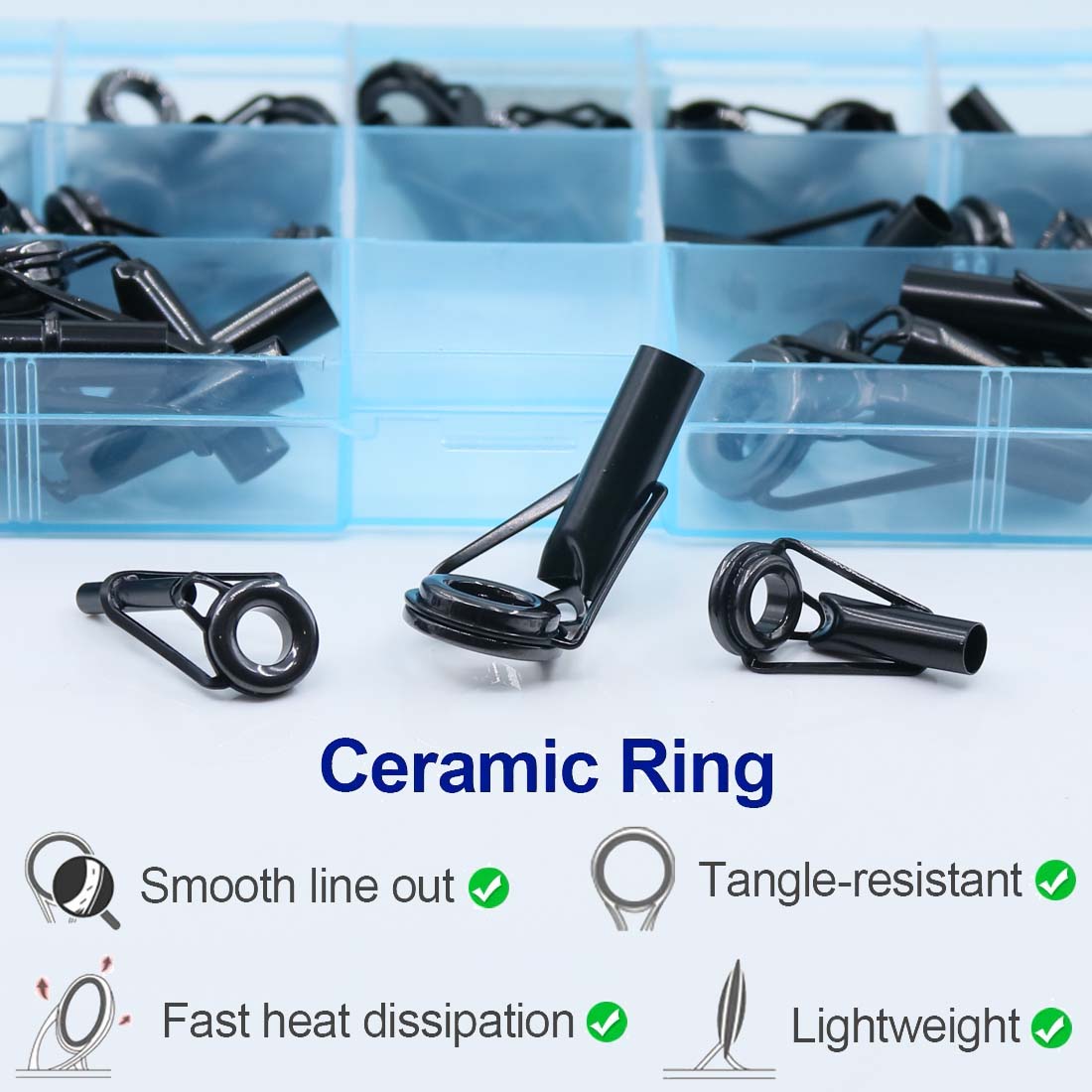 FishTrip Rod Tip Repair Kit 5~ - Fishing Rod Guide Replacement recensie en prijs