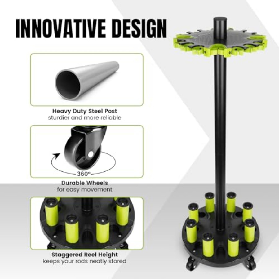 Fishing Rod Holder for Garage, - Fishing Rod Rack recensie en prijs