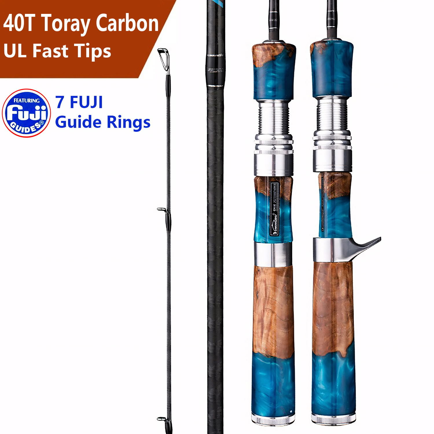 UL 40T Carbon Fiber Fishing Ro - Fishing Rod Guide Replacement recensie en prijs
